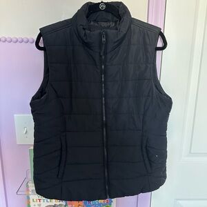 Aeropostale Charcoal Puffer Vest